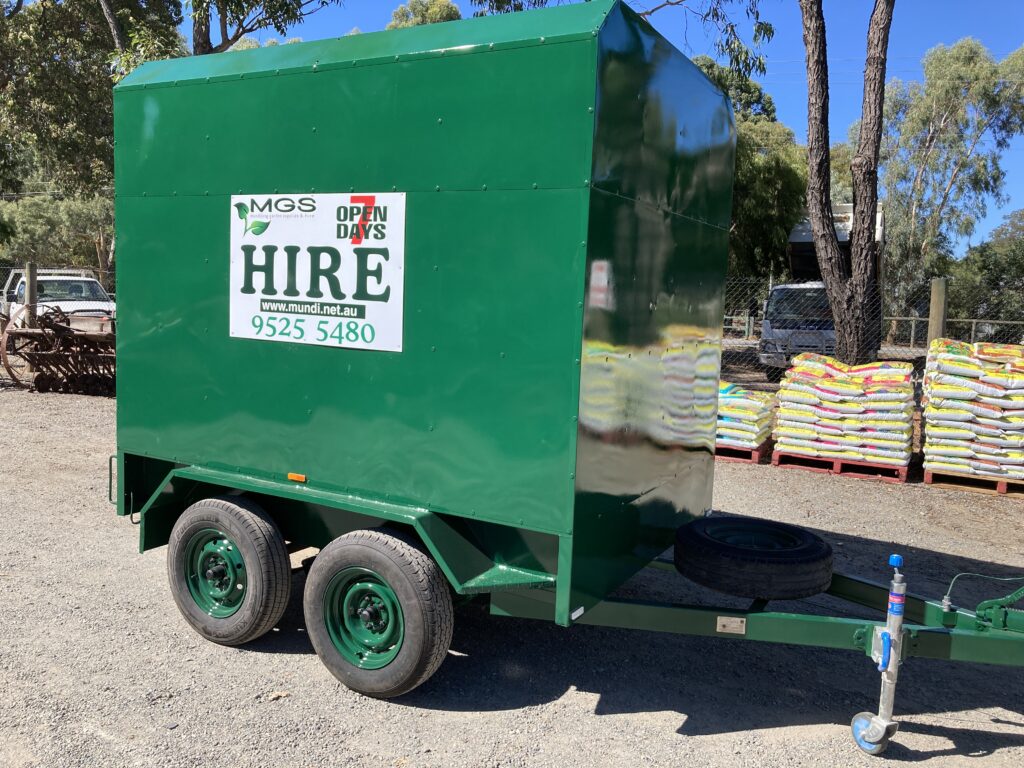 Smaller tandem Enclosed Furniture Trailer MGS & Hire